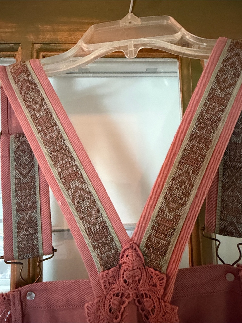 Free People Dusty Rose Lace-Trim Maxi Trails end Skirtall Sold out - Picture 10 of 14